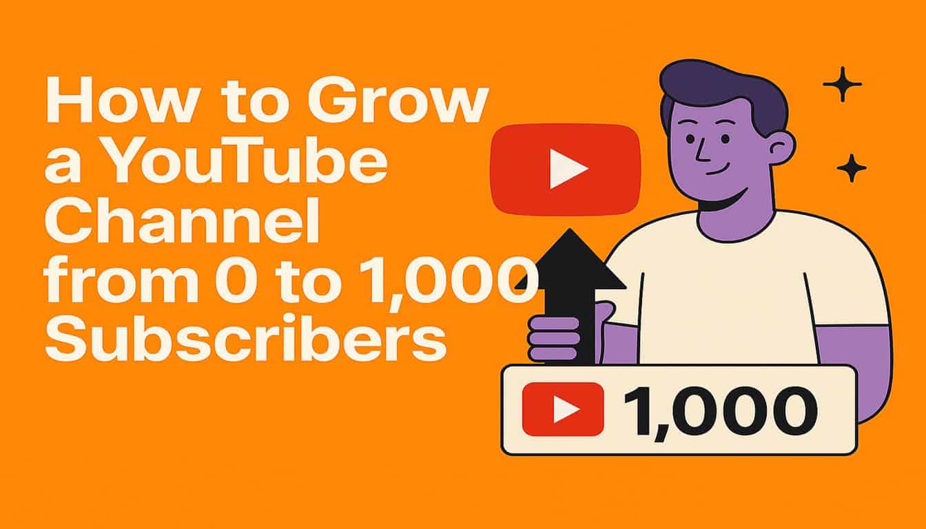 How to Grow a YouTube Channel From 0 to 1,000 Subscribers (2026)