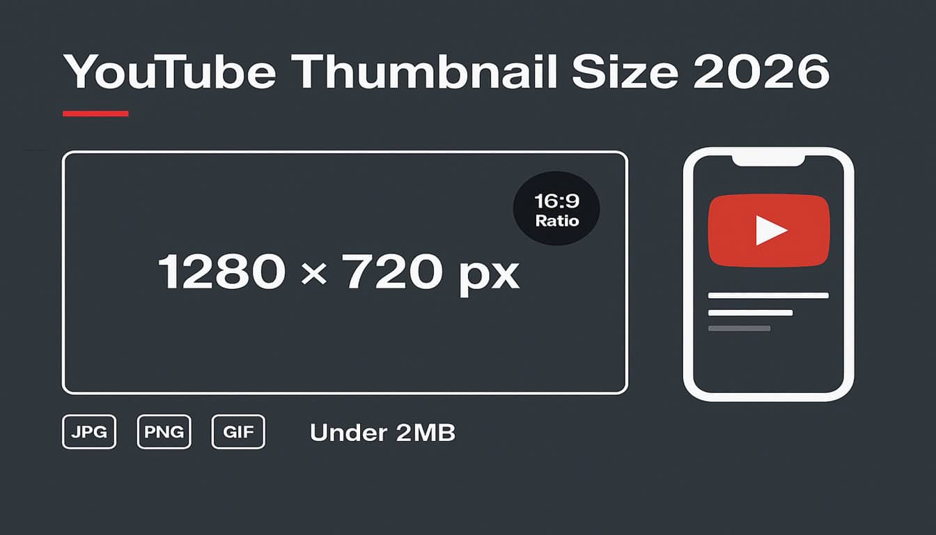 YouTube Thumbnail Size 2026
