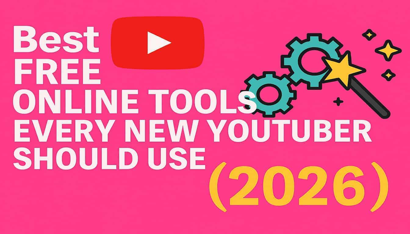 Best Free Tools for New YouTubers (2026)